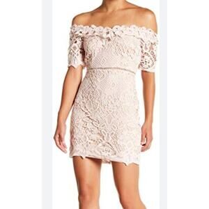 Just Me- Dress Women's Blush color size Large Party Dress
